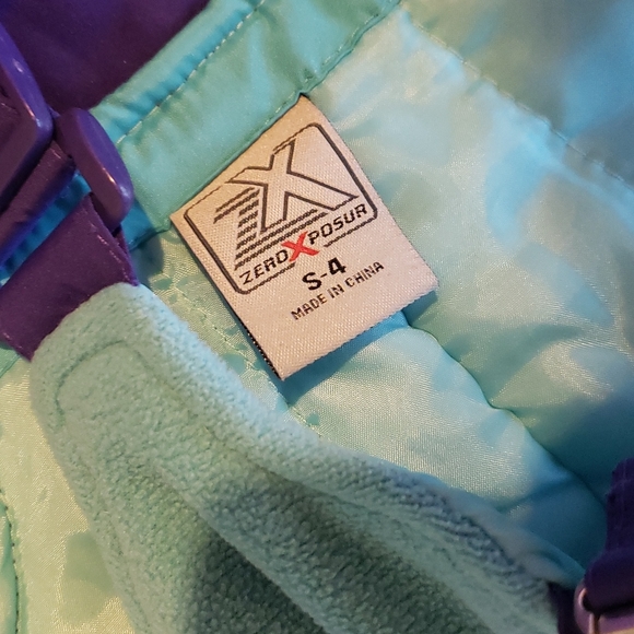 Zeroxposur ski 2 piece set girls sz s-4 - Picture 11 of 12